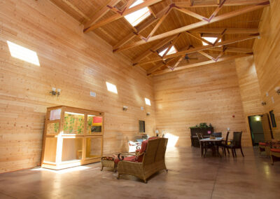 Comfortable common areas
